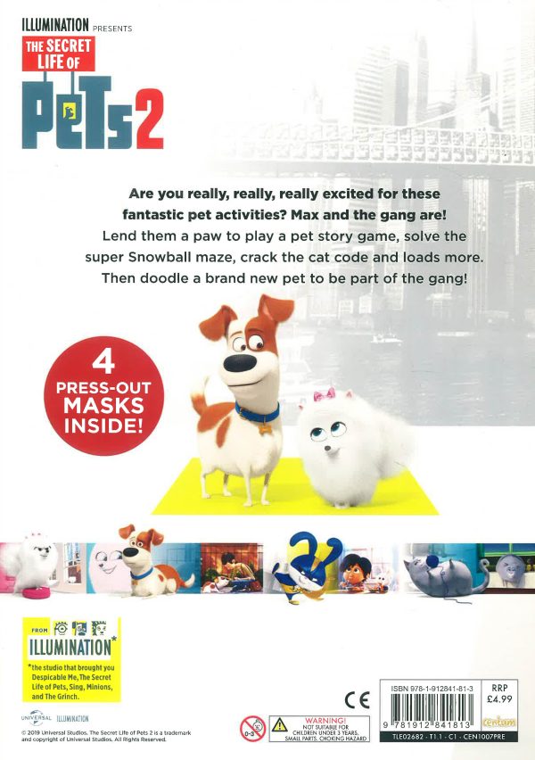 Secret Life Of Pets - Mask Book Online