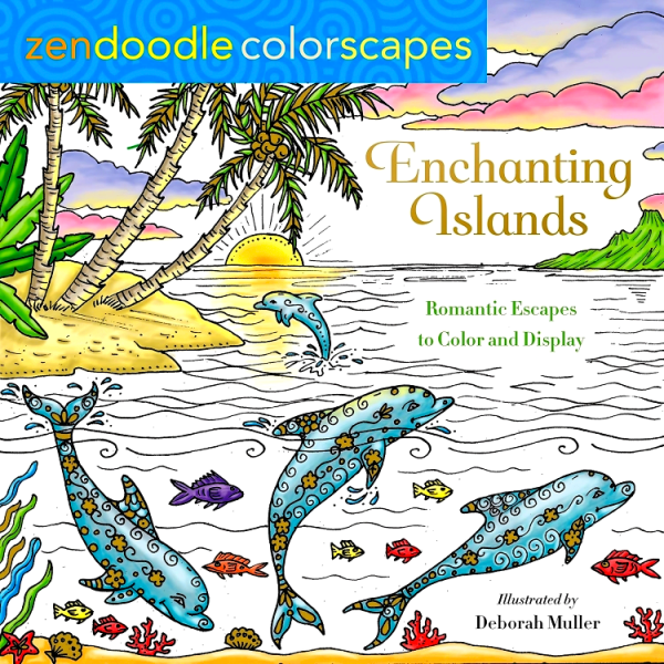 Zendoodle Colorscapes: Enchanting Islands - Romantic Escapes To Color And Display Online now