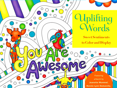 Zendoodle Colorscapes: Uplifting Words Sale