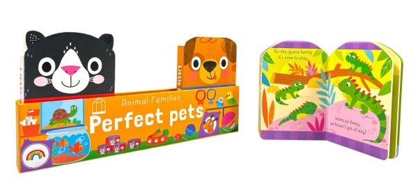 Animal Families 3 Book Tray: Perfect Pets Hot on Sale