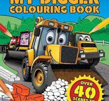 Jcb - My Digger Colouring Book Online