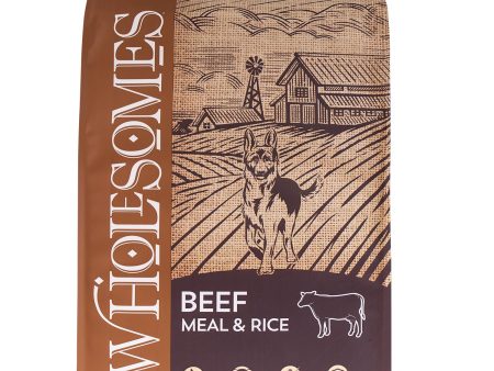 Wholesomes Beef & Rice 40 lb **REWARDS BUY 12 GET 1 FREE** For Discount