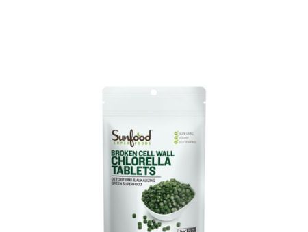 Sunfood Superfoods Chlorella Tablets  2.0 Oz Online Hot Sale