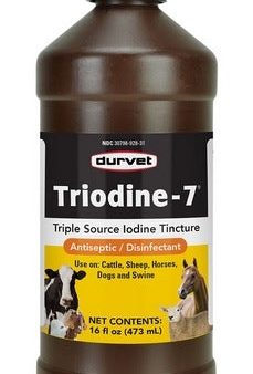 Durvet Triodine-7  Antiseptic Disinfectant 16 oz Cheap