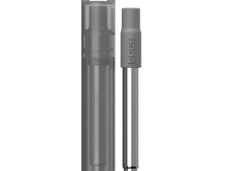 Zoku Stainless Steel Straw Charcoal Cheap