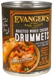 Evangers Chicken Drummets Hand Packed Single Can 12oz Sale