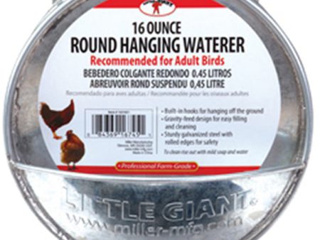 Little Giant Round Hanging Waterer 16oz Online Hot Sale