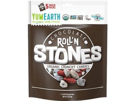 Yum Earth Organic Chocolate Roll N Stones Crunchy Candy, 2.5 Ounce Sale