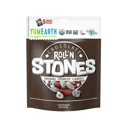 Yum Earth Organic Chocolate Roll N Stones Crunchy Candy, 2.5 Ounce Sale