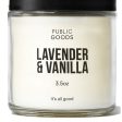 Public Goods Lavender & Vanilla Scented Candle For Cheap