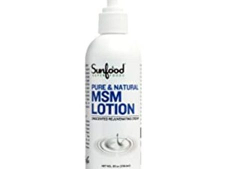 MSM Moisturizing Lotion  Unscented  8 fl oz (236.6 ml)  Sunfood Fashion