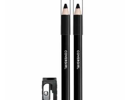 (2-Pack) COVERGIRL Easy Breezy Brow Fill + Define Eyebrow Pencil  500 Black  0.008 oz  Eye Pencil  Brown Eyebrow Pencil  Blendable Pencil Fill and Defined Brows  Sharpener Included Online Sale