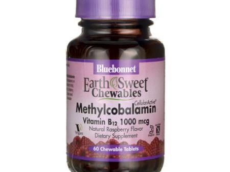 Bluebonnet Nutrition - EarthSweet Chewables Methylcobalamin Natural Raspberry 1000 mcg. - 60 Chewable Tablets Cheap