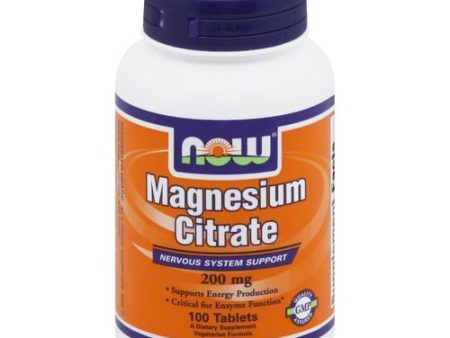 Magnesium Citrate 200 MG (100 Tablets) Online Hot Sale