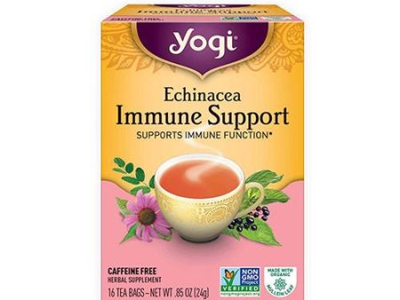 Yogi Tea, Echinacea Immune Support Herbal Tea, 16 Ct For Sale