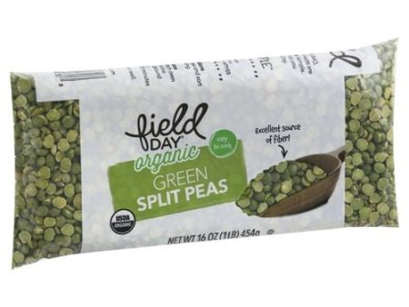 16 oz Organic Green Split Peas Dried Beans & Legumes Hot on Sale