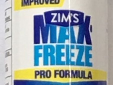 ZIMS MAX FREEZE PRO FORMULA   MENTHOL, UNSPECIFIED FORM   GEL For Cheap