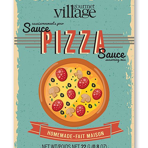 Gourmet Du Village Retro Pizza Seaso on Sale