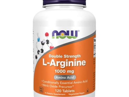 NOW Supplements  L-Arginine 1 000 mg  Nitric Oxide Precursor*  Amino Acid  120 Tablets Discount