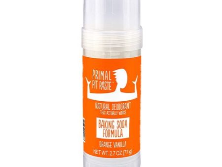 (2)primal Pit Paste Natural Deodorant Orange Creamsicle Stick 2oz Hot on Sale