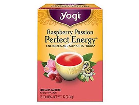 Yogi Teas, Tea Rspbry Pssn Prfct Energy - 16bg Discount