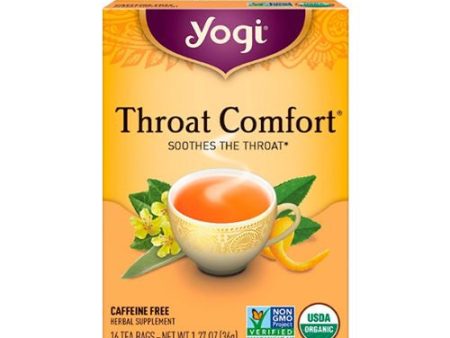 Yogi Tea Organic Throat Comfort Tea, 16 ct (B000QY7POE) on Sale