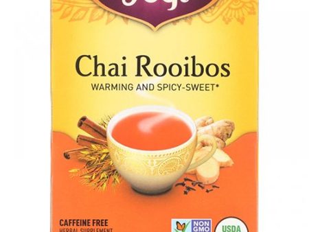 Yogi Tea, Chai Rooibos, 16 Count (B0019LU5LS) Online Hot Sale