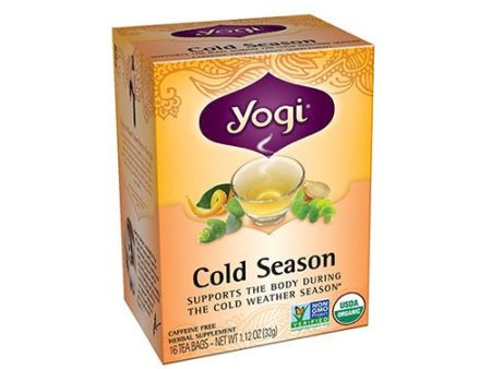 Yogi Teas, Tea Cold Season Relf Cf Org - 16bg Supply