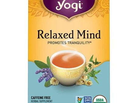 Yogi Tea, Relaxed Mind Tea, Tea Bags, 16 Ct, 1.12 OZ Sale