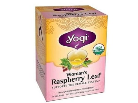 Yogi Tea, Woman s Raspberry Leaf Herbal Tea, Tea Bags, 16 Ct Online Hot Sale