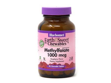 Bluebonnet Nutrition - EarthSweet Chewables Methylfolate 1000 mcg. - 90 Chewable Tablets Sale